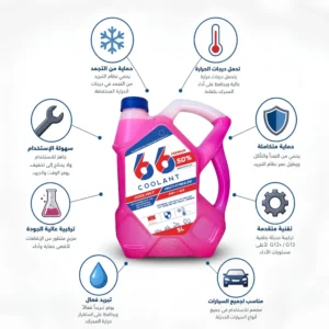 مميزات مياه تبريد تركيز 50% من 66 بريميوم