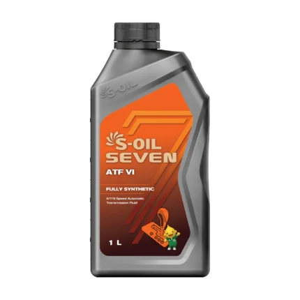 S-OIL-SEVEN-ATF-VI-1L زيت فتيس أوتوماتيك إس أويل سفن الجيل السادس تخليقي بالكامل عبوة 1 لتر لعلب السرعات 6 و7 و8 سرعات